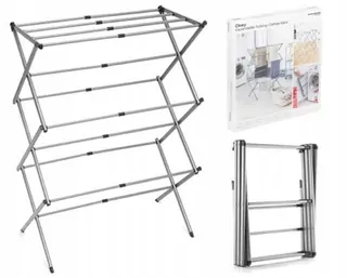 Innova Goods voľne stojaci vertikálny sušiak na bielizeň 10-103 cm x 43-74 cm