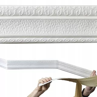 Samolepiaca Dekoratívna Nástenná Lišta (225 cm)