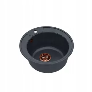 Kuchynský drez - Quadron Danny Black / Copper + Granite Sink
