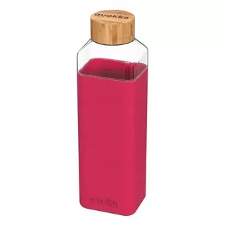 Quokka Storm - Sklenená fľaša na vodu 700 ml (Maroon)
