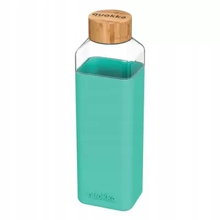 Quokka Storm - Sklenená fľaša na vodu 700 ml (Teal)