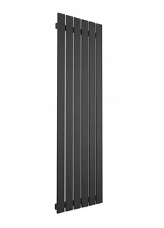 Vodný kúpeľňový radiátor 837 W 450 x 1400 mm čierny
