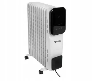 RAVEN 2500 W biely olejový radiátor