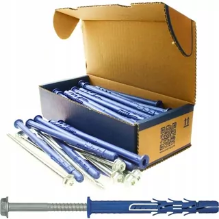 Skrutky, šróby  - RAWLPLUG kolíky s R-FF1-N-K 10x200 skrutky 25 KS.