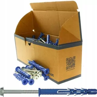 Skrutky, šróby  - Rawlplug kolíky s R-FF1-N-K 10x80 skrutky 50ks.