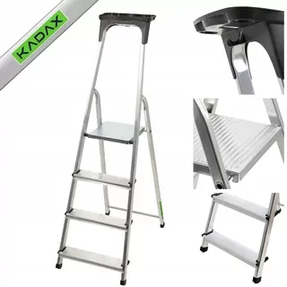 KADAX rebrík 2,75 m hliníkový 1 x 4 do 125 kg