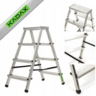 KADAX rebrík 2,81 m hliníkový 1 x 4 do 125 kg