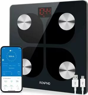 RENPHO ES-28ML digitálna elektronická kúpeľňová váha Bluetooth 180 kg BMI