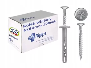 Skrutky, šróby - Rigips peg peg rýchla montáž FX 6x80 100ks