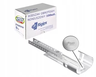 Otočný vešiak s noniusom pre profily CD60