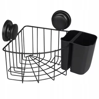 Kúpeľňová polica Yoka Home Gavi CH.GAVI-PP-KN-BLK čierna