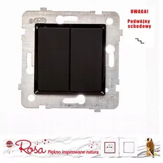 Vypínač svetla - ROSA konektor podw. Schodiskové b / Frame LP-10Q / M.CZ