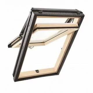 Strešné okno - Roto Strešné okno R75 74x118 s WD Drevené