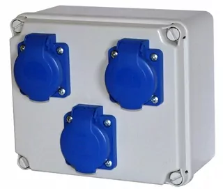 Istič - Switchgear CONSTRUCTION 3 × 230V 16 A IP54 2P +