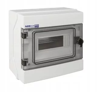 Hermetický rozvádzač na montáž na stenu IP65 1X8 1000 V DC RH-8