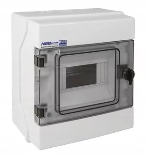 Hermetický rozvádzač na povrchovú montáž RH-6 1 × 6 1000 V DC IP65