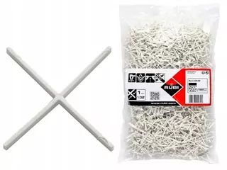 RUBI dištančné kríže 1mm 1000 kusov
