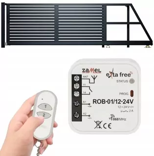 Istič - Rádiový prijímač gate ROB-01 / 12-24 Záměl