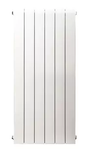 Hliníkový radiátor Faral 1028 W biely 480 x 880 x 95 mm - bočné pripojenie