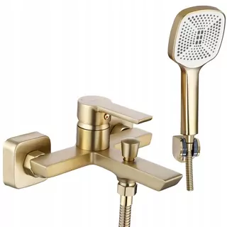 Rea Bath Wall Mounted Batériová batéria Argus Gold Brushed Gold Brush Head