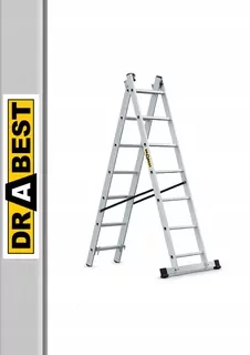 Drabest rebrík 3,95 m hliníkový 2 x 7 do 150 kg