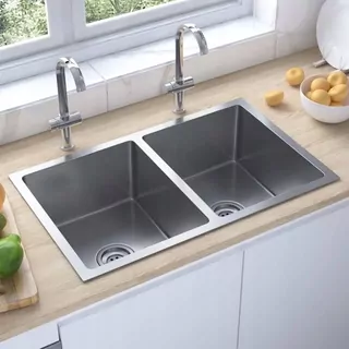 Kuchynský drez - Ručne vyrobený kuchynský drez s sitom, s