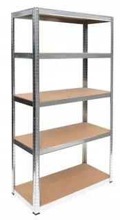 Skladový regál 5 úrovní 180 × 90 × 40 - nosnosť 500 kg
