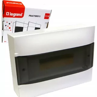 Modulárny rozvádzač na povrchovú montáž PRACTIBOX S 1 × 12 priehľadné dvere 135431 LEGRAND