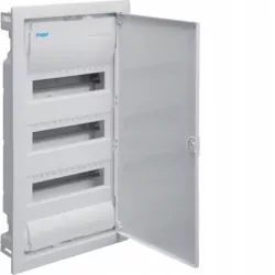 Zapustené rozvádzače 3 × 12 volt Hager VU36AT