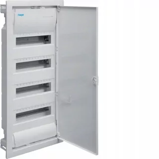 Zapustené rozvádzače 4 × 12 volt Hager VU48NE