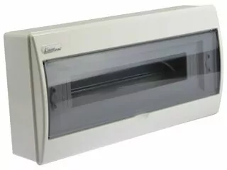 Rozvádzač na povrchovú montáž 18mod. s lištou N+PE IP40