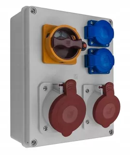 Zásuvka CEE 32 A: 1 × 32 A 5p 400 V