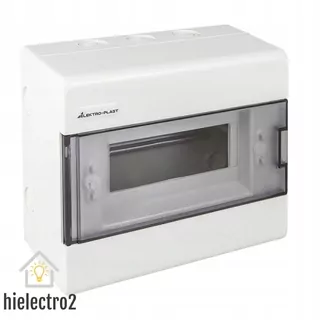 Rozvádzač na povrchovú montáž 1 × 8 SRn-8(N+PE) IP40