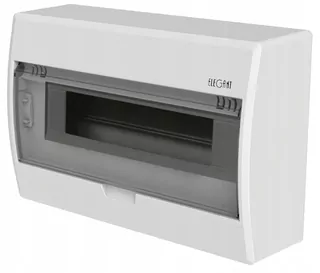 Rozvádzač na povrchovú montáž ELEGANT 1 × 12 modulov IP40 PE+N