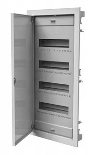 Istič - 3 × 12 flush rozvádzača kovové dvere