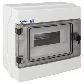 Elektro-Plast Opatówek Rozvádzač hermetický RH-8, svorkovnice, konzola TH35, IK07, 1000 V DC, IP65