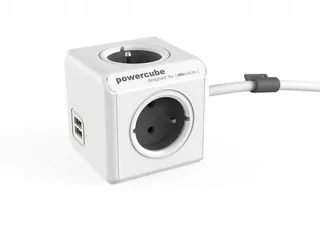 Predlžovací kábel PowerCube Extended USB 1,5m 2402GY/FREUPC