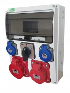 Rozvádzač ELS Polska E990111520N / PRYMA 11 m 32/5 16/5, 2 × 230 V, 0-1, IP44