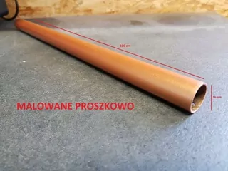 Názov produktu: Oceľová rúrka čierna prášková farba MEDIA dĺžka 100 cm