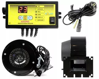 Sada ovládača kotla aramis + hliníkový ventilátor NWS-75