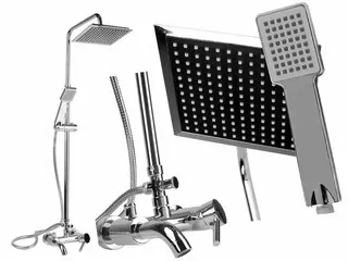 Exponovaný sprchový set Msanit
