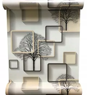 Fototapeta - Samolepiace múriky tapety Tree béžovej Decor T19