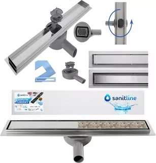 Lineárny odtok Sanitline 70 cm