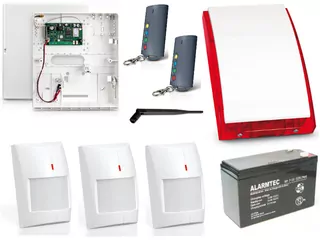 SATEL bezdrôtový alarm s GSM + 3 detektorov - Micra