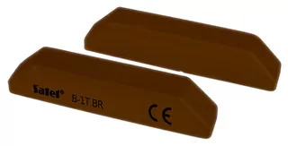 Bočný magnetický detektor (kontaktrón) Satel B-1T BR v hnedej farbe