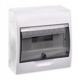 Rozvádzač s priehľadnými dymovými dverami 1 × 8 IP40 Schneider EASY9 EZ9E108S2S