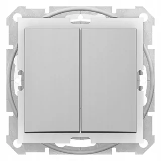 Schneider Electric, Sedna, sviečkový spínač IP44, hliník, SDN0300460
