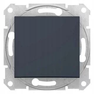 Schneider Electric, Sedna, tlačidlo, grafit, SDN0700170