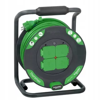 Schneider Electric, Thorsman, predlžovací bubonový kábel 40m, HO5VVF 3G1.5, IP44, IMT33156