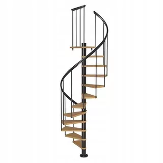 Dolle CALGARY 120 anthracite/buk, schody spiralne
